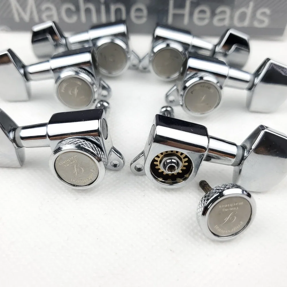 1 Set L3+R3 Guitar Locking Tuners Electric Guitar Machine Heads Tuners Lock String Tuning Pegs Chrome Silver 【Made in Korea】
1 Set L3+R3 Guitar Locking Tuners Electric Guitar Machine Heads Tuners Lock String Tuning Pegs Chrome Silver 【Made in Korea】