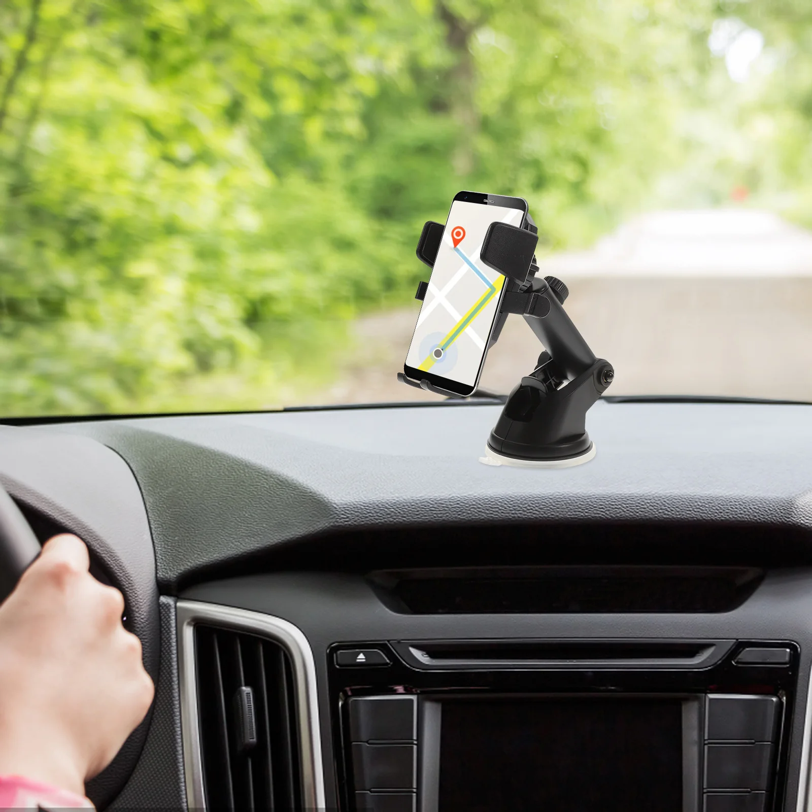 Universal Car Phone Holder Stand Extendable 360 Degree Rotation for Dashboard Windshield and Air Vent 6-8.5cm Phone Support
Universal Car Phone Holder Stand Extendable 360 Degree Rotation for Dashboard Windshield and Air Vent 6-8.5cm Phone Support
