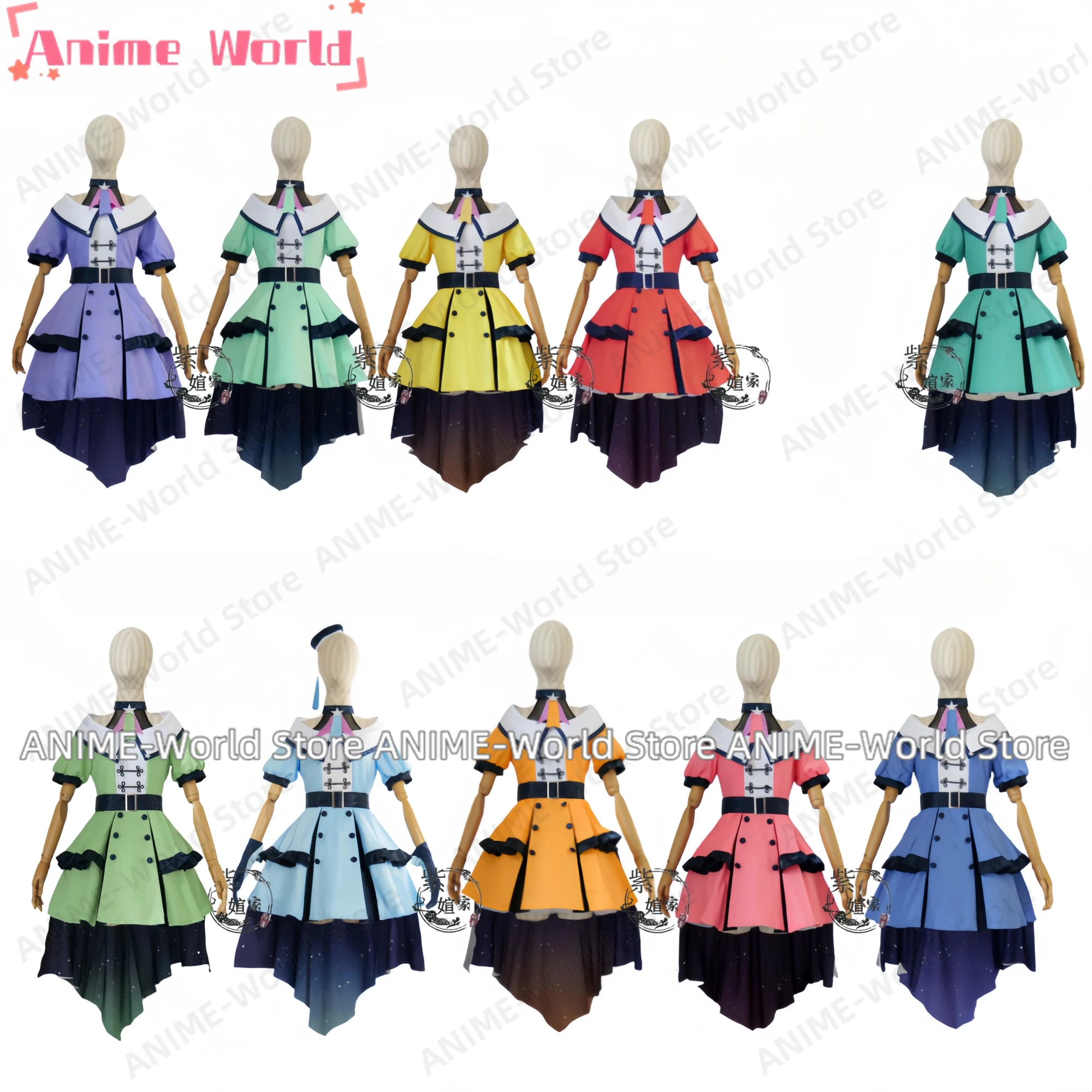 Anime Lovelive Liella Wakana Shiki/Shibuya Kanon/Yoneme Mei/Arashi Chisato Game Suit Lolita Dress Cosplay Costume
Anime Lovelive Liella Wakana Shiki/Shibuya Kanon/Yoneme Mei/Arashi Chisato Game Suit Lolita Dress Cosplay Costume