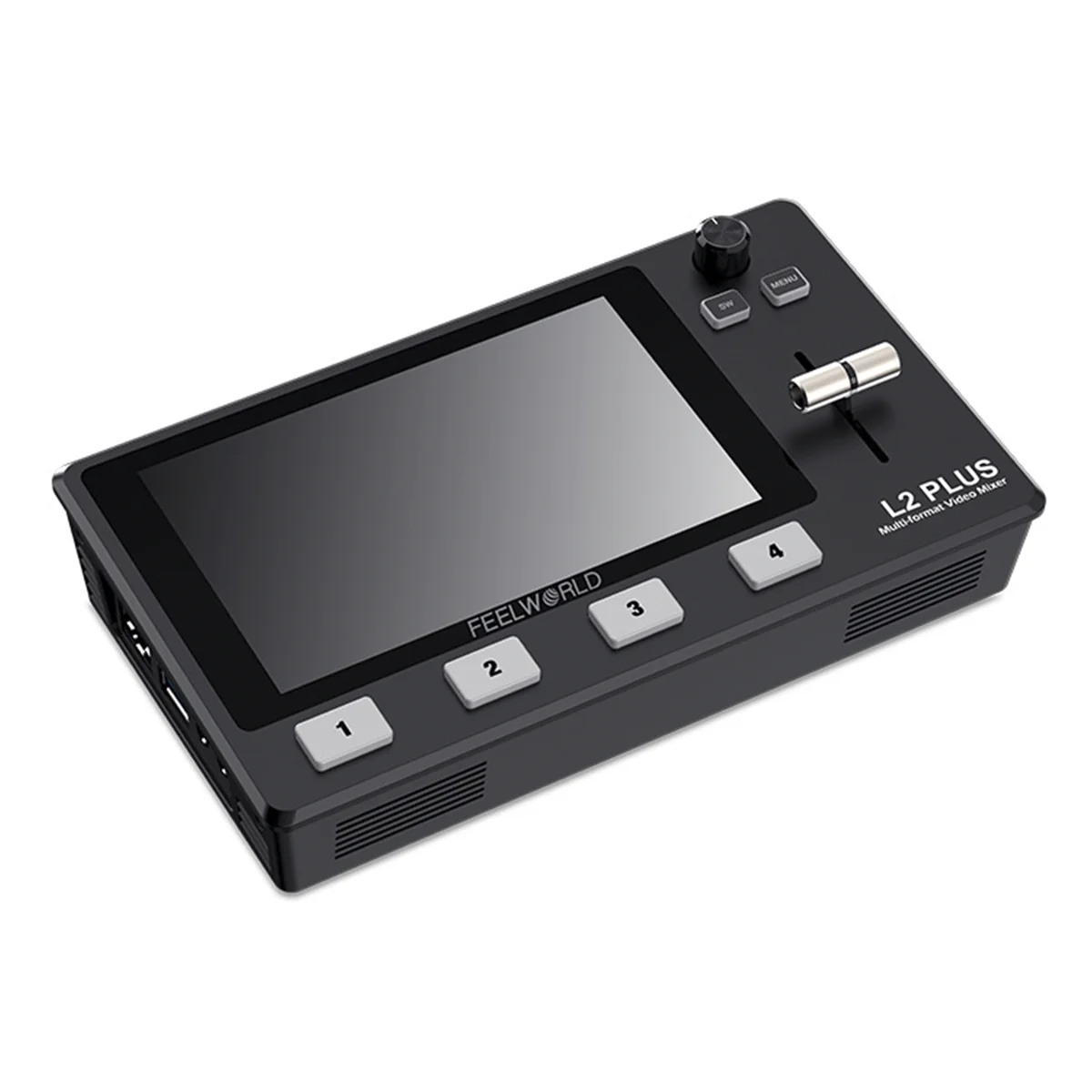 Многокамерный микшер FEELWORLD L2 PLUS с 5,5-дюймовым сенсорным ЖК-экраном и PTZ-управлением, хроматическая клавиша, USB3.0, прямая трансляция
Многокамерный микшер FEELWORLD L2 PLUS с 5,5-дюймовым сенсорным ЖК-экраном и PTZ-управлением, хроматическая клавиша, USB3.0, прямая трансляция
