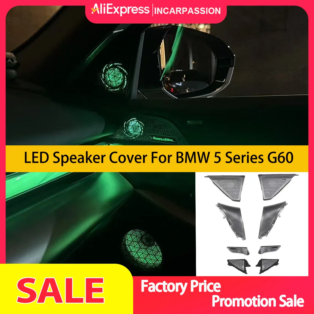LED Speaker Cover LampFor BMW 5 Series G60 i5 G90 M5 4 Door Trumpet Head Treble Lid Glow Loudspeaker Tweeter Speakers LED
LED Speaker Cover LampFor BMW 5 Series G60 i5 G90 M5 4 Door Trumpet Head Treble Lid Glow Loudspeaker Tweeter Speakers LED