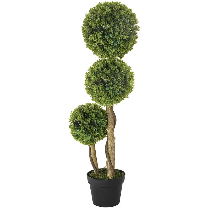 HOMCOM 35.5" Artificial Ball Boxwood Topiary Tree Fake Plant in Pot for Indoor Outdoor Living Room Decoration Light Green
HOMCOM 35.5" Artificial Ball Boxwood Topiary Tree Fake Plant in Pot for Indoor Outdoor Living Room Decoration Light Green