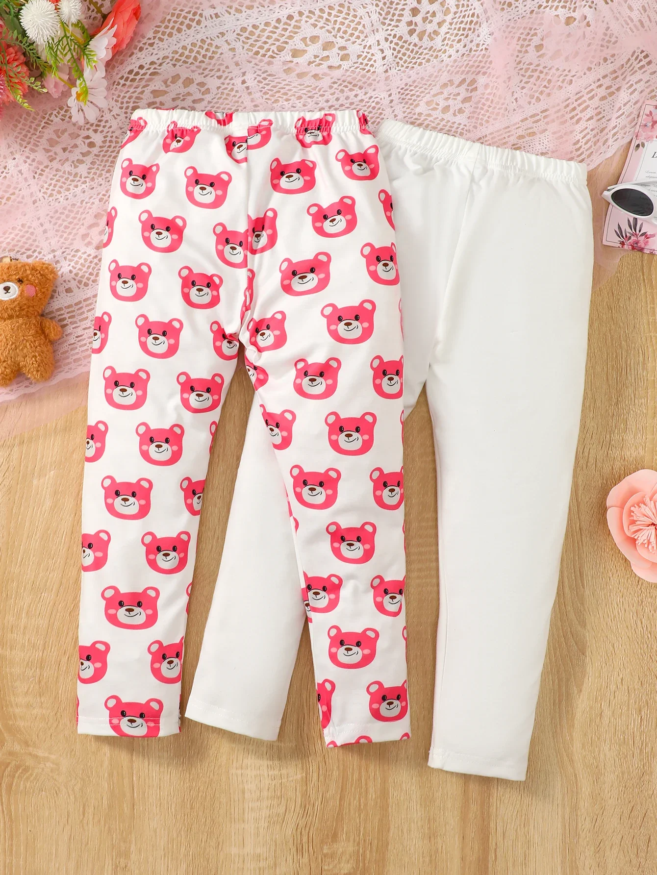 4-7Years Kid Girl's Pants Little Bear Cartoon Print/White Fashion Trousers Children Spring and Autumn Casual Versatile Clothing
4-7Years Kid Girl's Pants Little Bear Cartoon Print/White Fashion Trousers Children Spring and Autumn Casual Versatile Clothing