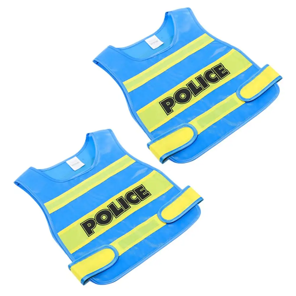 2 Pcs Kids Police Vest Toddler Cosplay Costume Soft Fabric Role Play Outfit Party Holiday Accessories Children Wear Playtime
2 Pcs Kids Police Vest Toddler Cosplay Costume Soft Fabric Role Play Outfit Party Holiday Accessories Children Wear Playtime