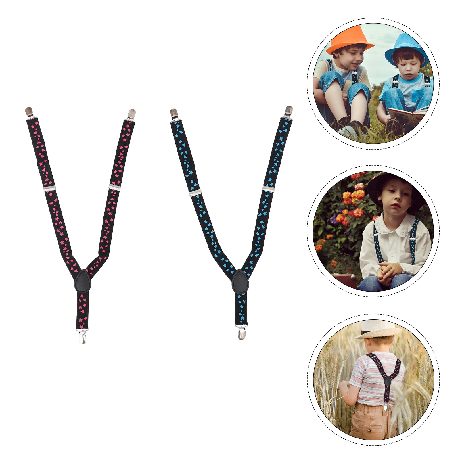 2 Pcs Unisex Adjustable Suspender Strap Kids Set Clip-on Bow Tie Fashion Accessories
2 Pcs Unisex Adjustable Suspender Strap Kids Set Clip-on Bow Tie Fashion Accessories