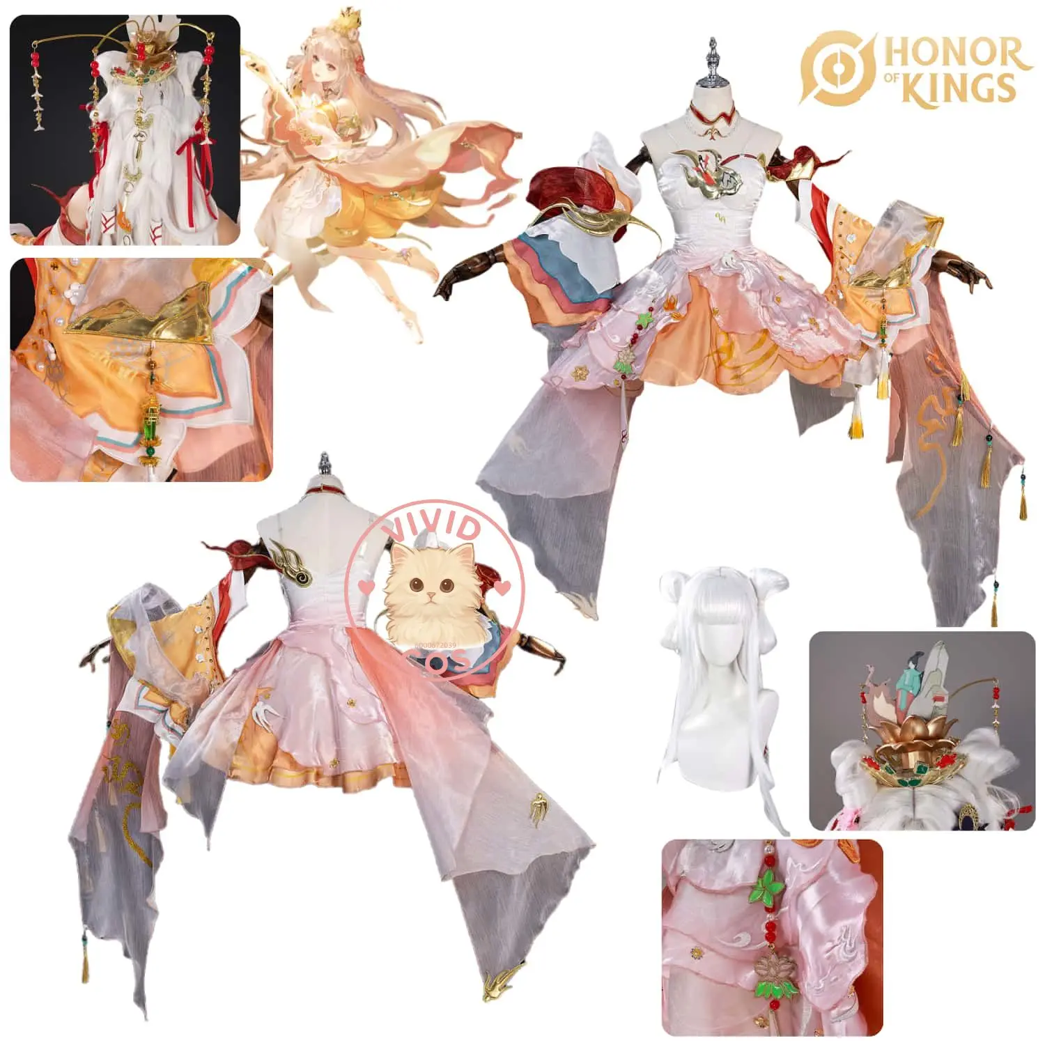 Hot Game Honor of Kings Cosplay Costume Xi Shi Role Play High Quality Dress with Tattoo Stickers for Women Anime Comic Con Party
Hot Game Honor of Kings Cosplay Costume Xi Shi Role Play High Quality Dress with Tattoo Stickers for Women Anime Comic Con Party