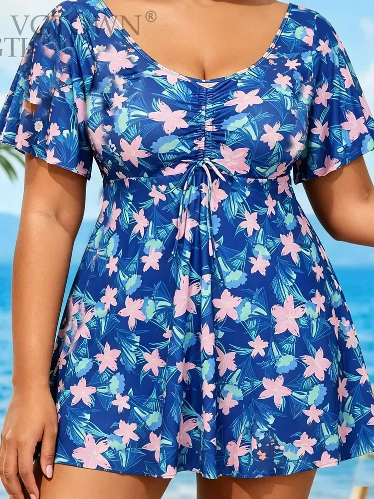 2026 New Print Plus Size 8XL Swimwear Women Strapped Large One Piece Swimsuit Push Up Chubby Big Bathing Suit
2026 New Print Plus Size 8XL Swimwear Women Strapped Large One Piece Swimsuit Push Up Chubby Big Bathing Suit