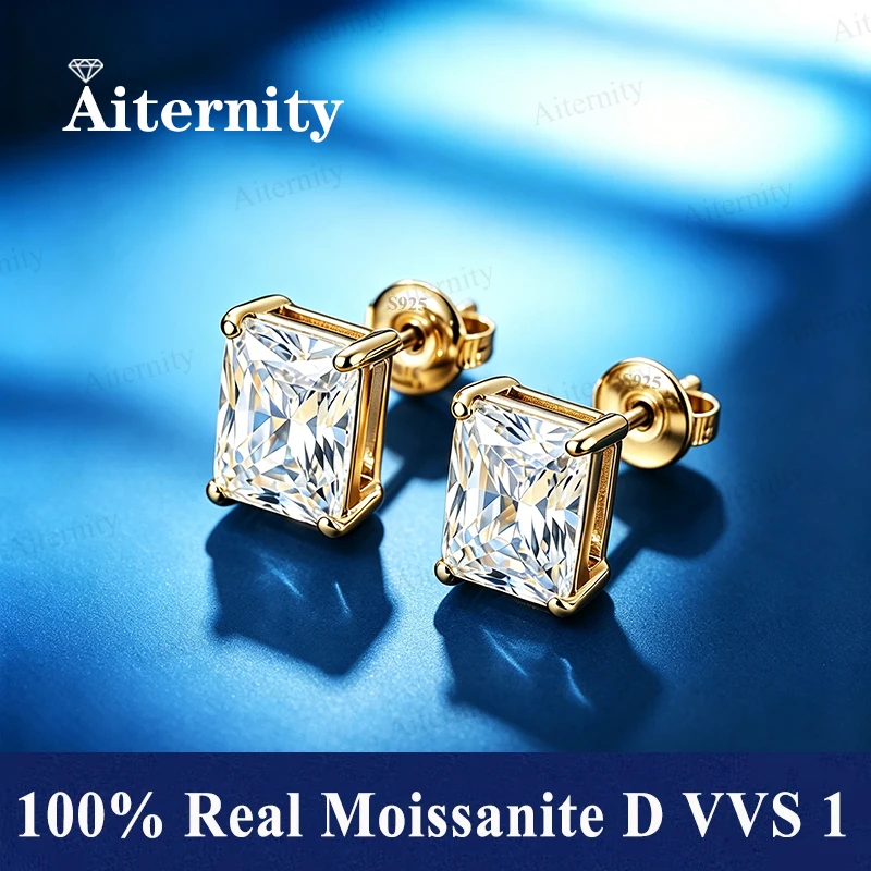 Certified 0.5-2 Carat Radiant Cut Moissanite Earrings D Color VVS1 925 Silver Women's Party Jewelry Gift
Certified 0.5-2 Carat Radiant Cut Moissanite Earrings D Color VVS1 925 Silver Women's Party Jewelry Gift