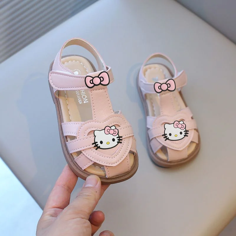 Sanrio hello kitty baby childrens sandals summer new girls soft-soled Baotou slippers Velcro beach shoes cartoon casual shoes
Sanrio hello kitty baby childrens sandals summer new girls soft-soled Baotou slippers Velcro beach shoes cartoon casual shoes