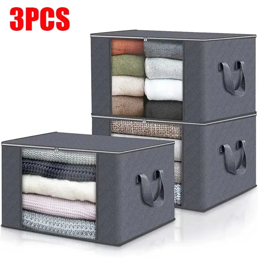 Large Capacity Clothes Storage Bag Foldable Blanket Storage Bags Storage Containers for Organizing Bedroom Closet Clothing
Large Capacity Clothes Storage Bag Foldable Blanket Storage Bags Storage Containers for Organizing Bedroom Closet Clothing