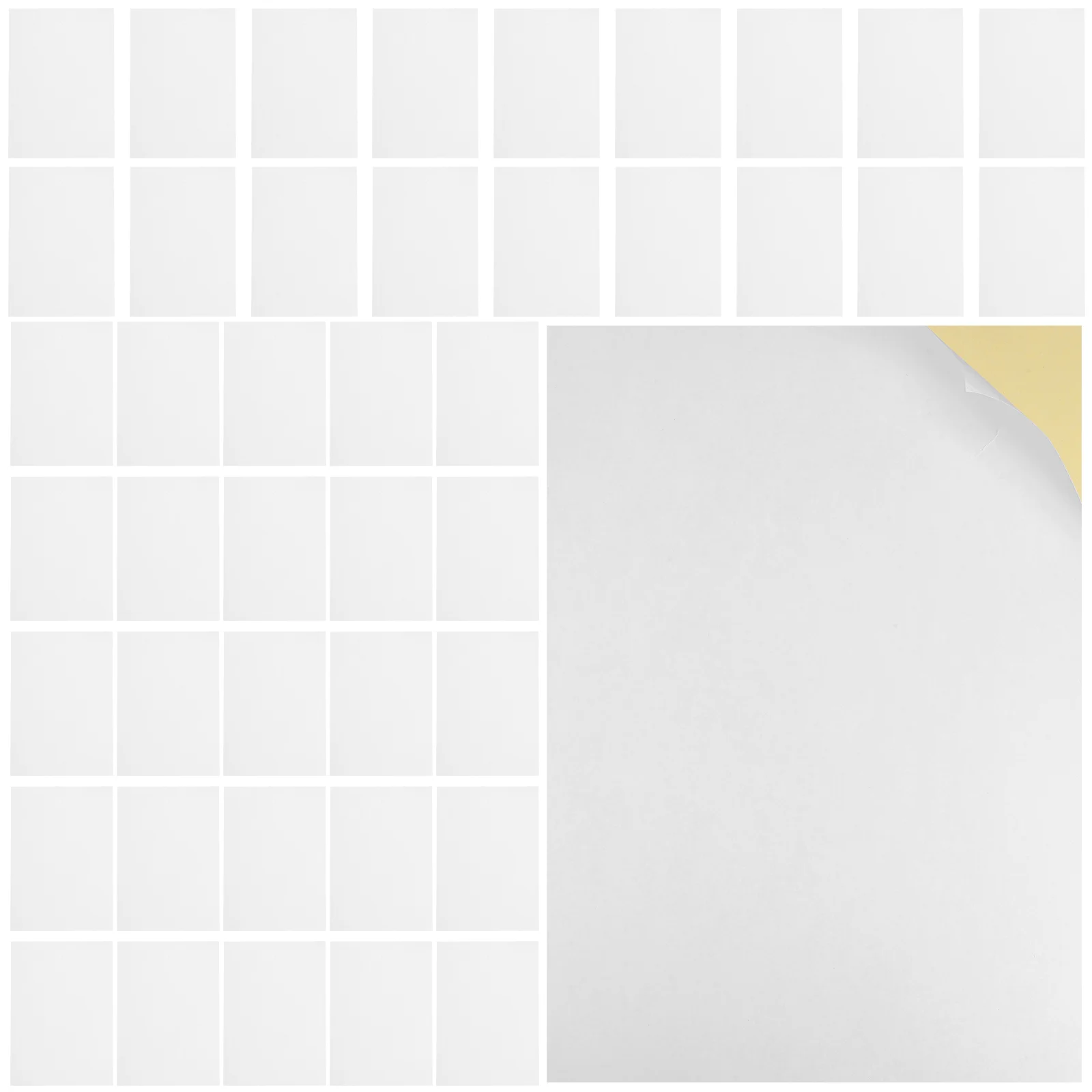100 Sheets Waterproof Stickers Printer Paper Blank Photo Small Labels Removable Large White
100 Sheets Waterproof Stickers Printer Paper Blank Photo Small Labels Removable Large White