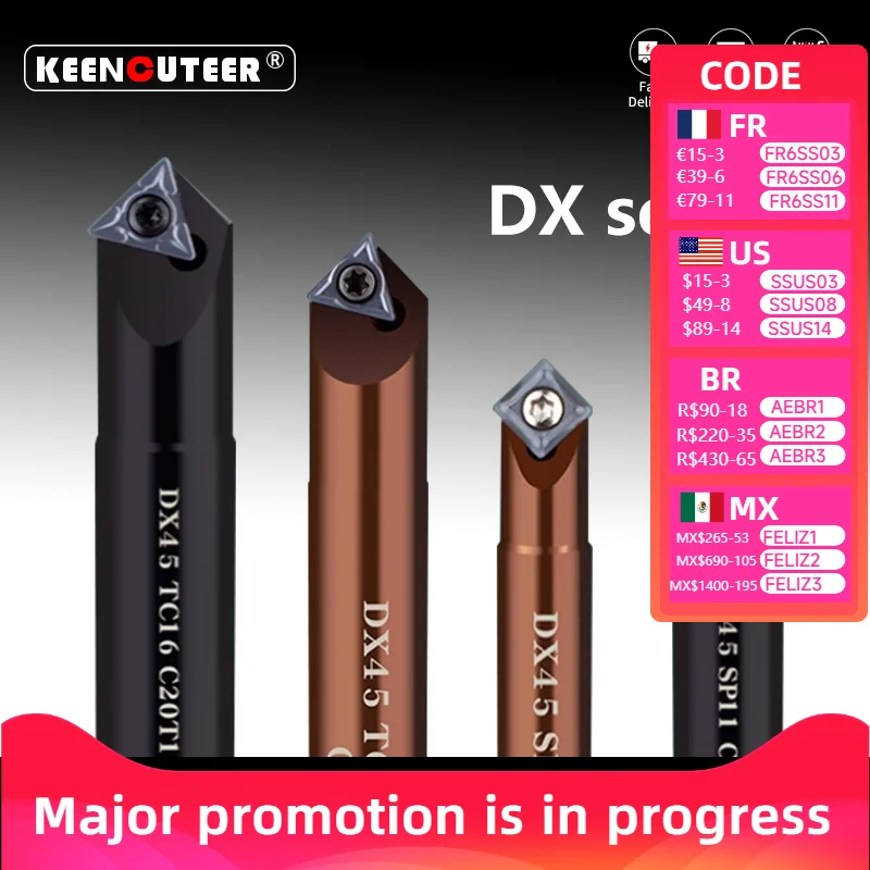 Indexable Spotting Drill & Internal Chamfer Tool, 45° Machine-Clamped Cutter Holder for CNC Machining Center
Indexable Spotting Drill & Internal Chamfer Tool, 45° Machine-Clamped Cutter Holder for CNC Machining Center