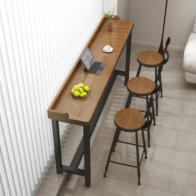 Balcony Home Bar Table Double Solid Wood Baffle By Window By Wall Narrow Table Long Strip High Low Foot Long Table High Foot Tab
Balcony Home Bar Table Double Solid Wood Baffle By Window By Wall Narrow Table Long Strip High Low Foot Long Table High Foot Tab