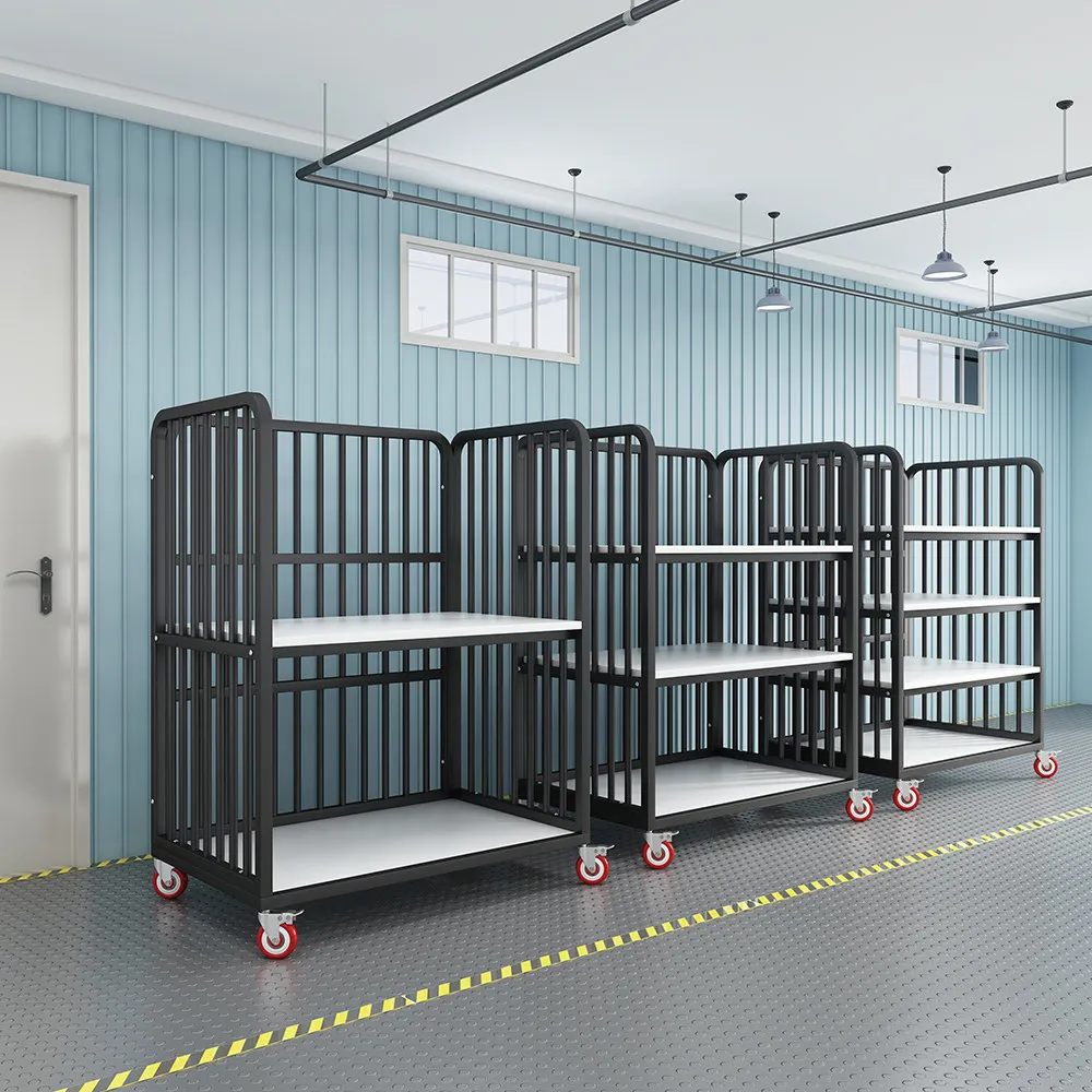 Garment factory turnover trolley, cutting cart, ready-to-wear material packaging, push cart, fabric finished product stacking
Garment factory turnover trolley, cutting cart, ready-to-wear material packaging, push cart, fabric finished product stacking