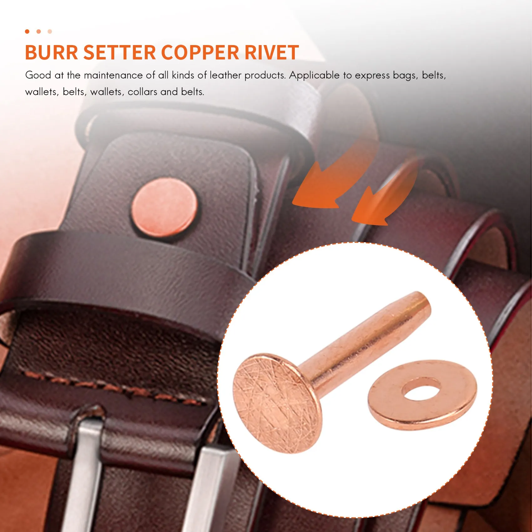 A32P_25 Sets Copper Rivet Burrs Washer,3/4 Inch Long Leather Copper Rivet Fastener,for Wallets Leather DIY Craft Supplies
A32P_25 Sets Copper Rivet Burrs Washer,3/4 Inch Long Leather Copper Rivet Fastener,for Wallets Leather DIY Craft Supplies