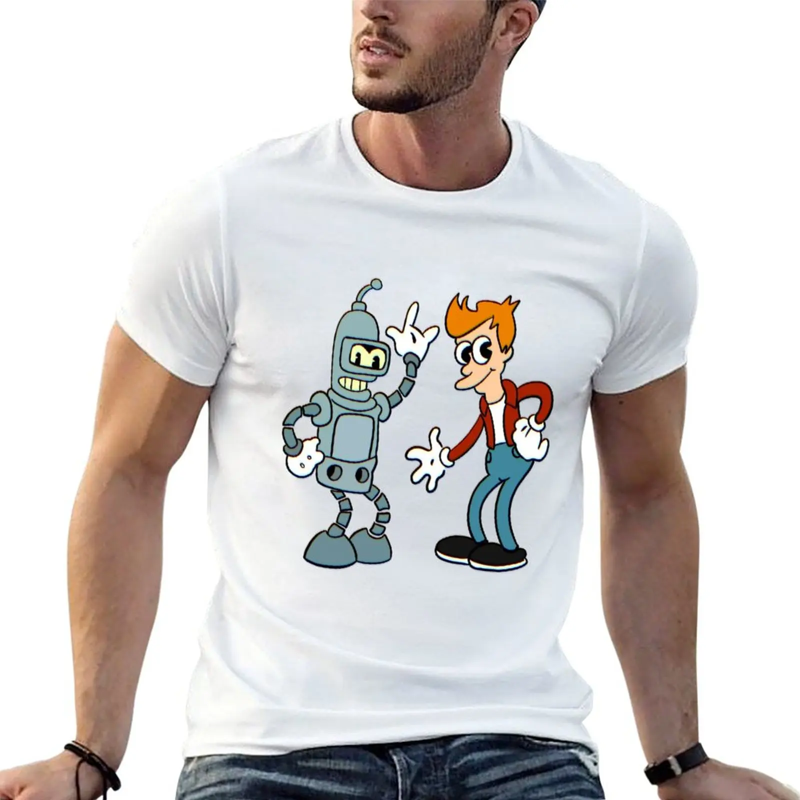 BENDER AND FRY T-Shirt t shirt man casual t shirts for man cotton T-Shirt
BENDER AND FRY T-Shirt t shirt man casual t shirts for man cotton T-Shirt