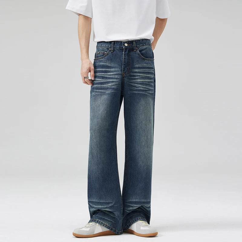 Flared Jeans Men Boot Cut Denim Pants Slim 2025 Spring Summer Jeans Full Length Bell Bottom Trousers Vintage Streetwear
Flared Jeans Men Boot Cut Denim Pants Slim 2025 Spring Summer Jeans Full Length Bell Bottom Trousers Vintage Streetwear