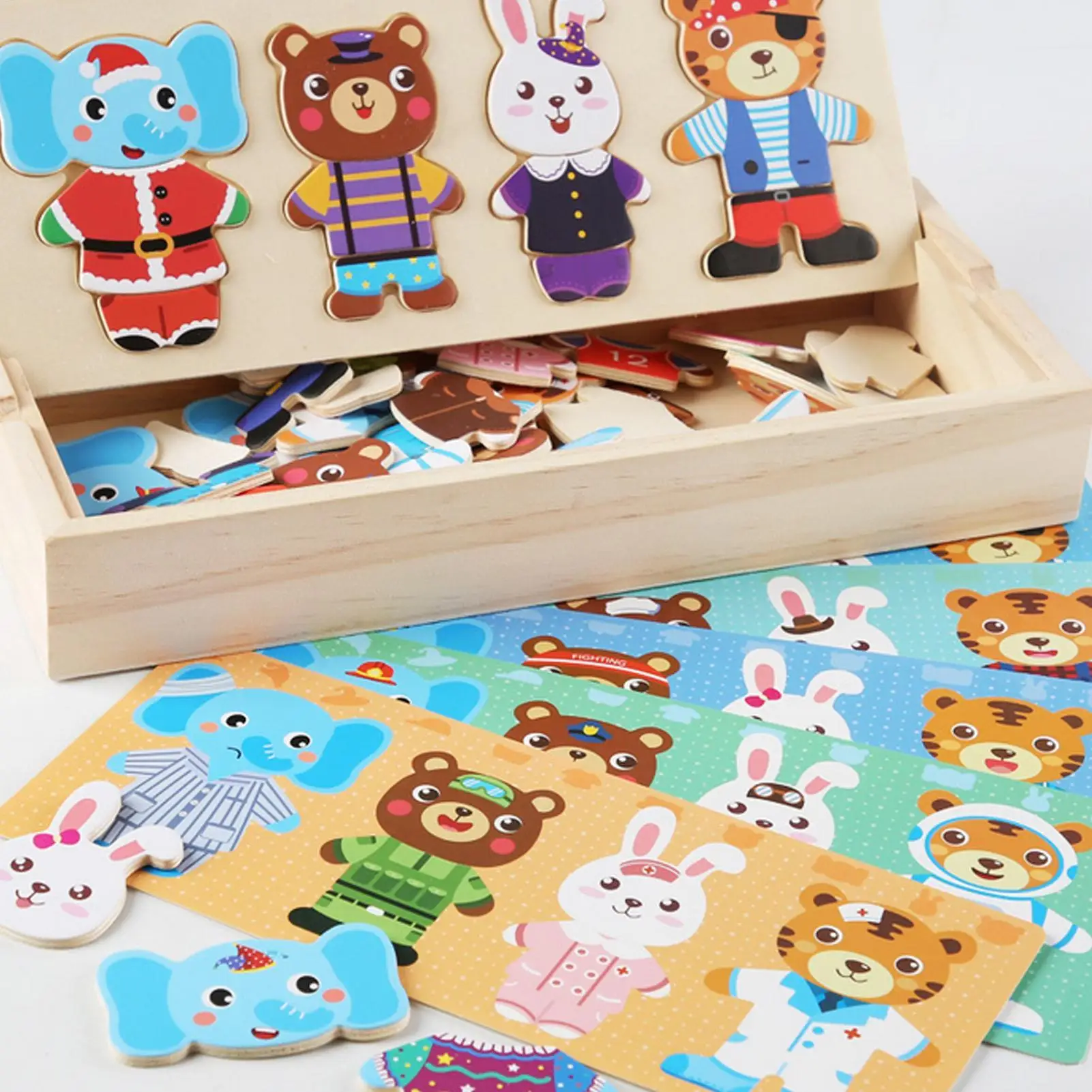 Магнитный наряд-головоломка сортировка и сопоставление мелкой моторики, деревянный медведь, семейный наряд-головоломка для детей, мальчиков и девочек
Магнитный наряд-головоломка сортировка и сопоставление мелкой моторики, деревянный медведь, семейный наряд-головоломка для детей, мальчиков и девочек