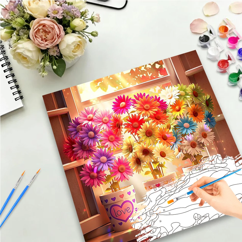 GATYZTORY Colorful Flowers Painting By Numbers Painting Decor Diy Gift Flower Craft Supplies Home Wall Art Decor Decorative Pain
GATYZTORY Colorful Flowers Painting By Numbers Painting Decor Diy Gift Flower Craft Supplies Home Wall Art Decor Decorative Pain