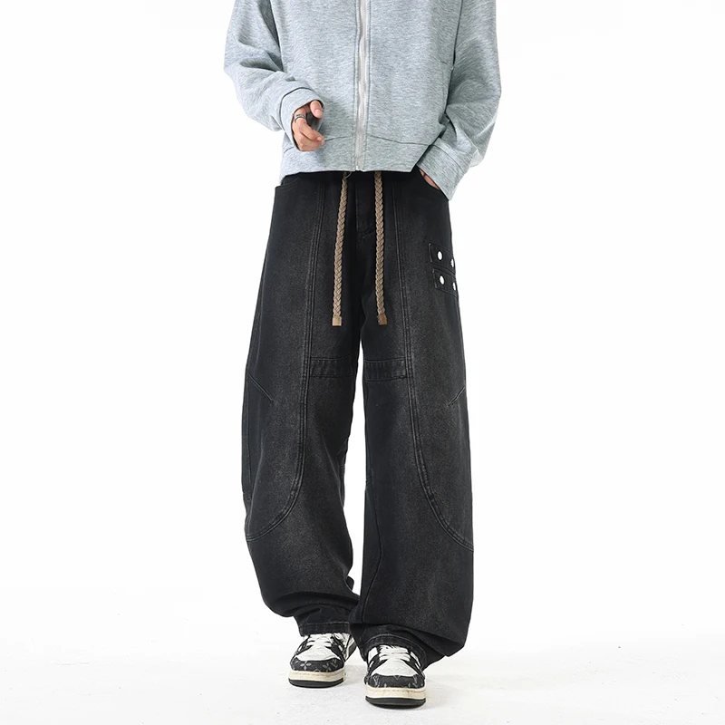 Уличные мужские походные брюки, повседневные брюки, универсальные весенне-осенние длинные брюки большого размера, модные свободные джинсы-карго
Уличные мужские походные брюки, повседневные брюки, универсальные весенне-осенние длинные брюки большого размера, модные свободные джинсы-карго