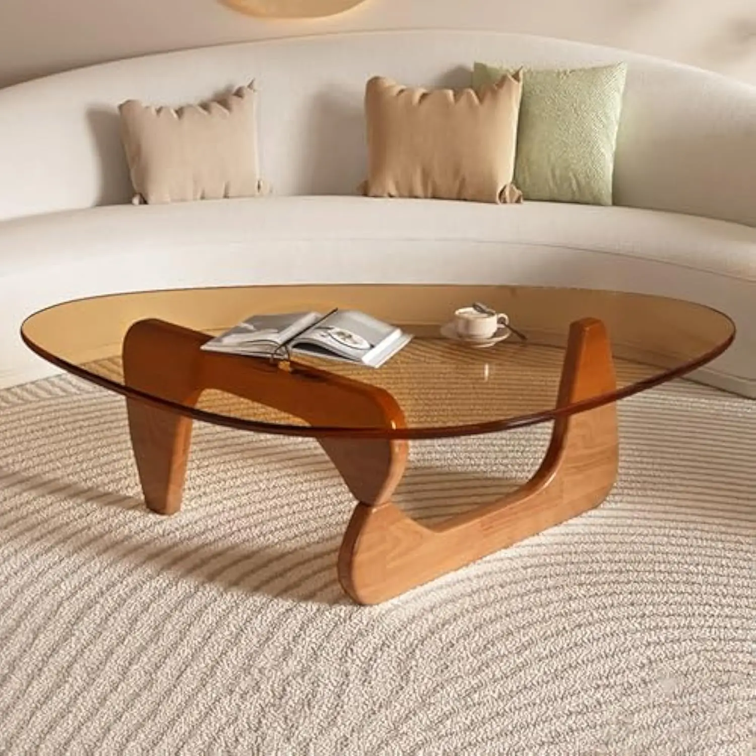 Small Coffee Table Modern Glass Coffee Table, Mid Century Coffee Table for Living Room, Mesa De Centro Para Sala, Rustic Oval C
Small Coffee Table Modern Glass Coffee Table, Mid Century Coffee Table for Living Room, Mesa De Centro Para Sala, Rustic Oval C