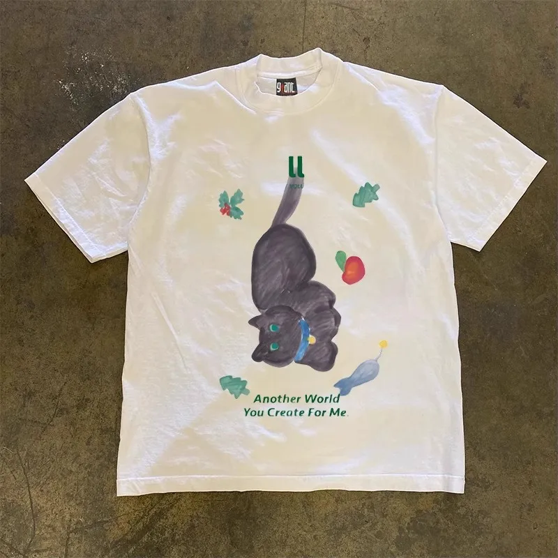 Heavyweight Pure Cotton Short Sleeve T-Shirt Xiaocheng Story Cute Couples Loose Fit Men's Spring Summer Fashionable Tee
Heavyweight Pure Cotton Short Sleeve T-Shirt Xiaocheng Story Cute Couples Loose Fit Men's Spring Summer Fashionable Tee