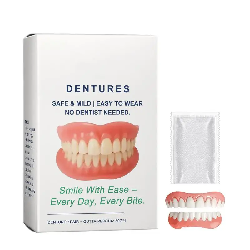 Denture Relines Denture Silicone Liners Soft Denture Kit Fit Temporary Orthodontic Teeth Dentures Fake Tooth Oral Hygiene Care
Denture Relines Denture Silicone Liners Soft Denture Kit Fit Temporary Orthodontic Teeth Dentures Fake Tooth Oral Hygiene Care