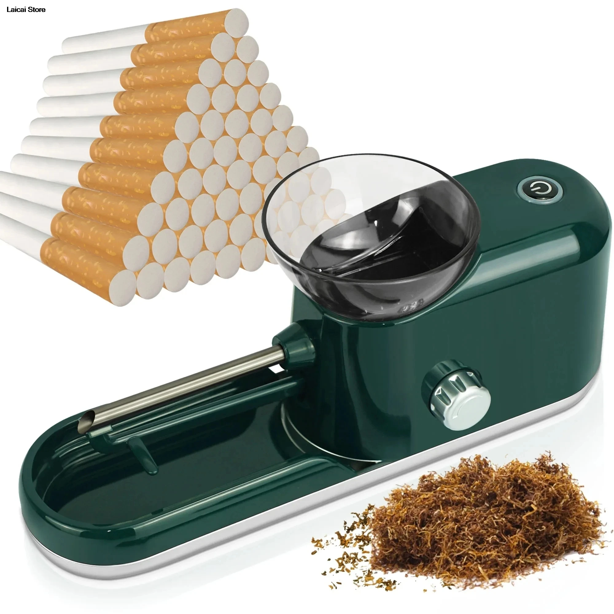 New small-sized electric cigarette rolling machine, fully automatic cigarette making machine for household use.
New small-sized electric cigarette rolling machine, fully automatic cigarette making machine for household use.