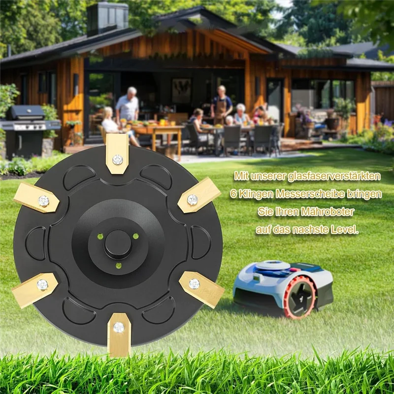 ABUF-Knife Plate+12 Blades Knife Plate For Navimow I105E Cutting Disc Set For Segway Robotic Lawnmower I108E & I110N
ABUF-Knife Plate+12 Blades Knife Plate For Navimow I105E Cutting Disc Set For Segway Robotic Lawnmower I108E & I110N
