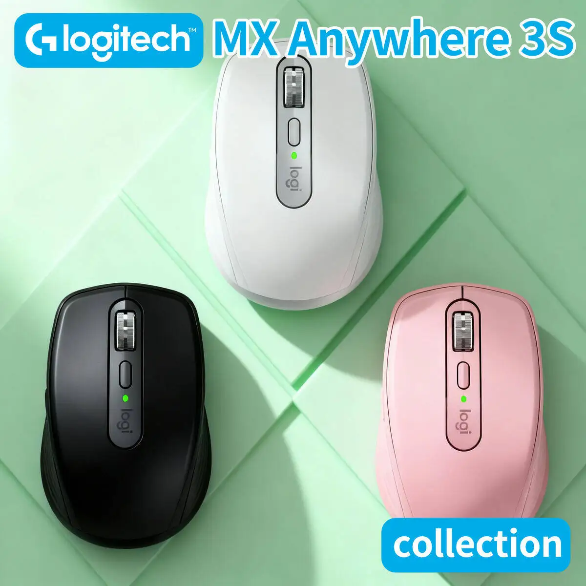 Logitech MX Anywhere 3S Premium Bluetooth Mouse – Logitech Flow, High-DPI Sensor, Premium Build Quality
Logitech MX Anywhere 3S Premium Bluetooth Mouse – Logitech Flow, High-DPI Sensor, Premium Build Quality