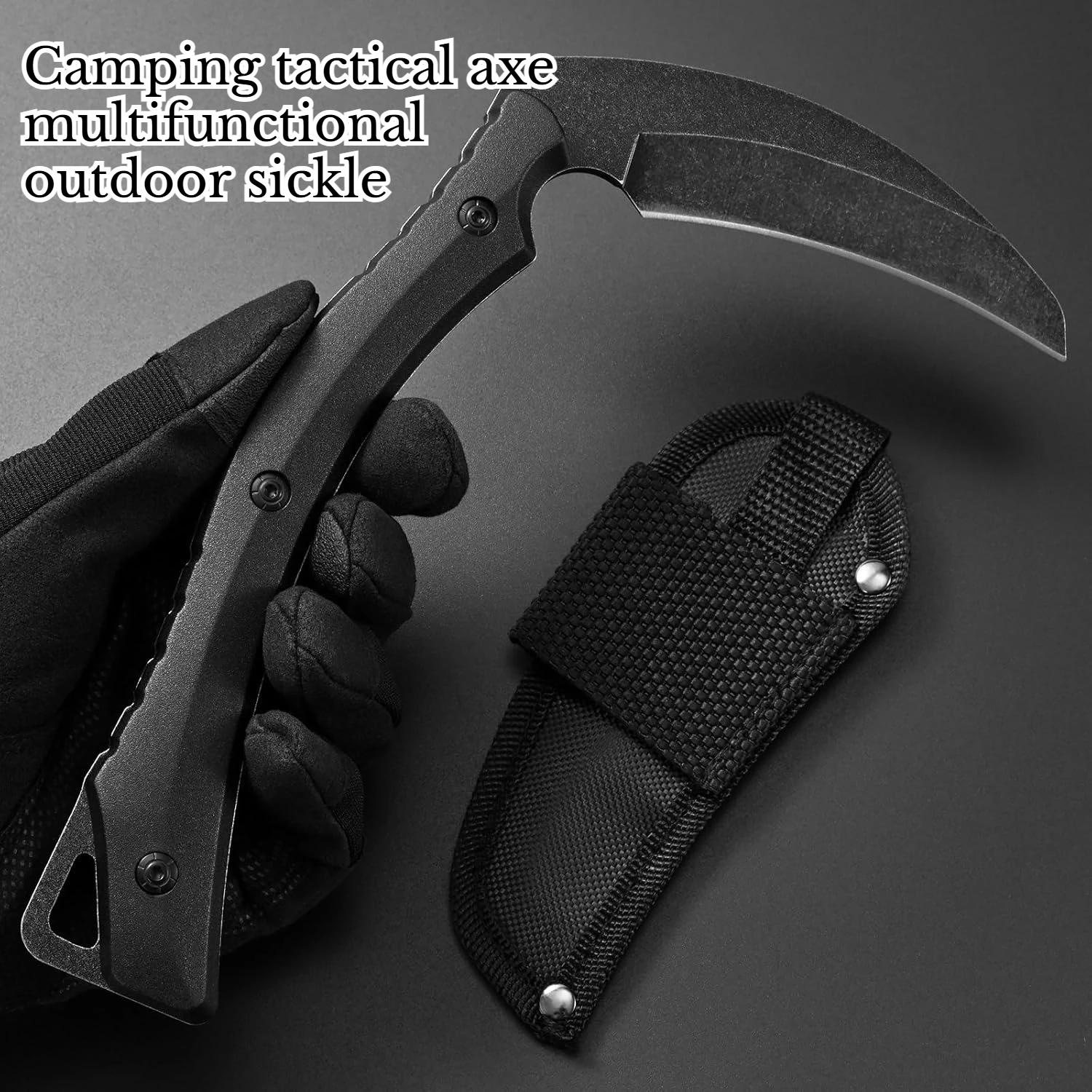 Outdoor Multifunctional Tactical Sickle Convenient Camping Hiking Emergency Survival ED Chigh Quality Equipment
Outdoor Multifunctional Tactical Sickle Convenient Camping Hiking Emergency Survival ED Chigh Quality Equipment