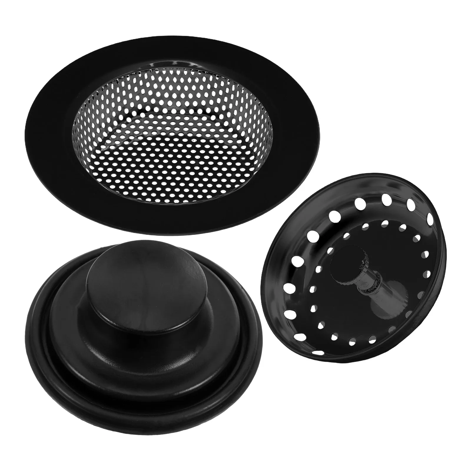 Stainless Steel Sink Cover Garbage Disposal Stopper Strainer Drain Kitchen Bathroom Filter Plug Universal Fit Easy Clean 
Stainless Steel Sink Cover Garbage Disposal Stopper Strainer Drain Kitchen Bathroom Filter Plug Universal Fit Easy Clean