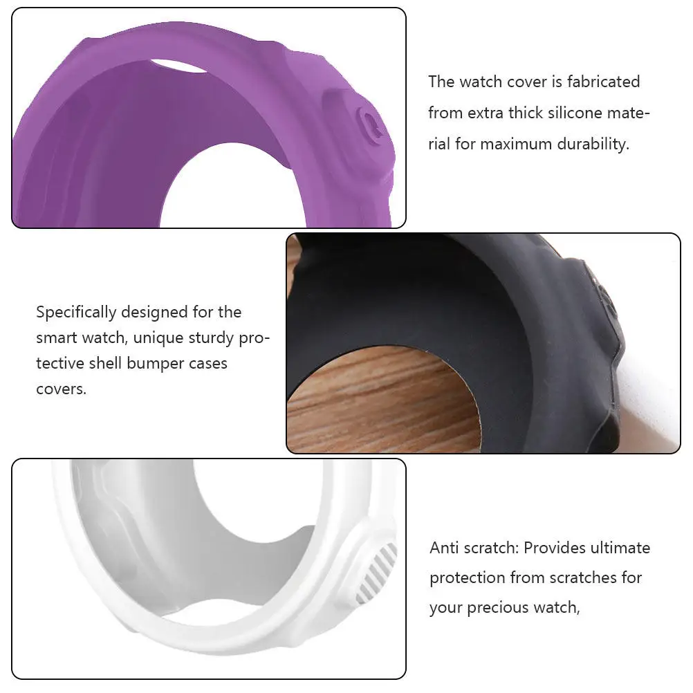 4Pcs Sturdy Silicone Watch Protective Cover Full Body Shield for Smart Watch Anti Scratch Drop Proof Comfortable All Day Wear
4Pcs Sturdy Silicone Watch Protective Cover Full Body Shield for Smart Watch Anti Scratch Drop Proof Comfortable All Day Wear