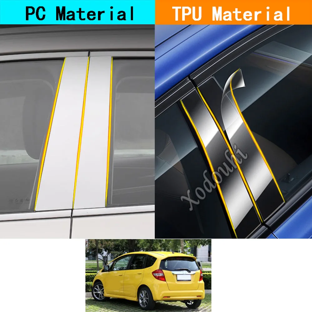 Car TPU/Glossy Mirror Pillar Post Cover Door Trim Window Molding Sticker Plate For Honda Fit Jazz 2008 2009 2010 2011 2012 2013
Car TPU/Glossy Mirror Pillar Post Cover Door Trim Window Molding Sticker Plate For Honda Fit Jazz 2008 2009 2010 2011 2012 2013