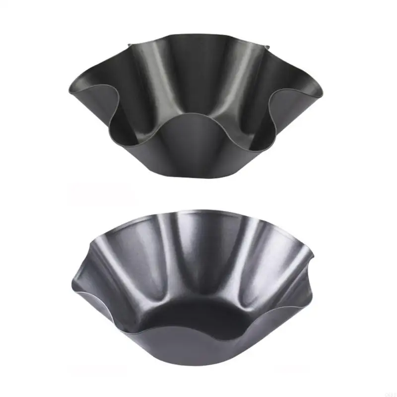 652F Delicate Shell and Dessert Pan Effective Nonstick Tacos Salad Baking Pans for Fluted Tortillas Shell Creation
652F Delicate Shell and Dessert Pan Effective Nonstick Tacos Salad Baking Pans for Fluted Tortillas Shell Creation