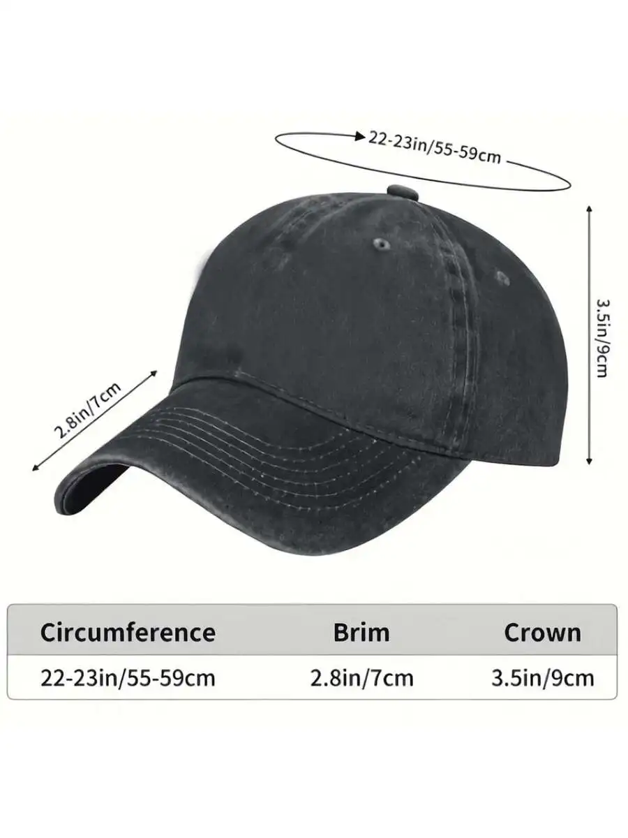 Washed Cotton Baseball Cap Vintage Retro Adjustable Breathable Unisex Hat
Washed Cotton Baseball Cap Vintage Retro Adjustable Breathable Unisex Hat