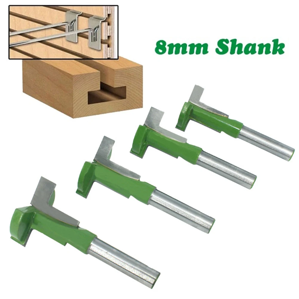 Professional 4pcs T Slot Router Bits with 8mm Shank for Woodworking Designed for Cutting Solid Wood MDF and Plywood
Professional 4pcs T Slot Router Bits with 8mm Shank for Woodworking Designed for Cutting Solid Wood MDF and Plywood