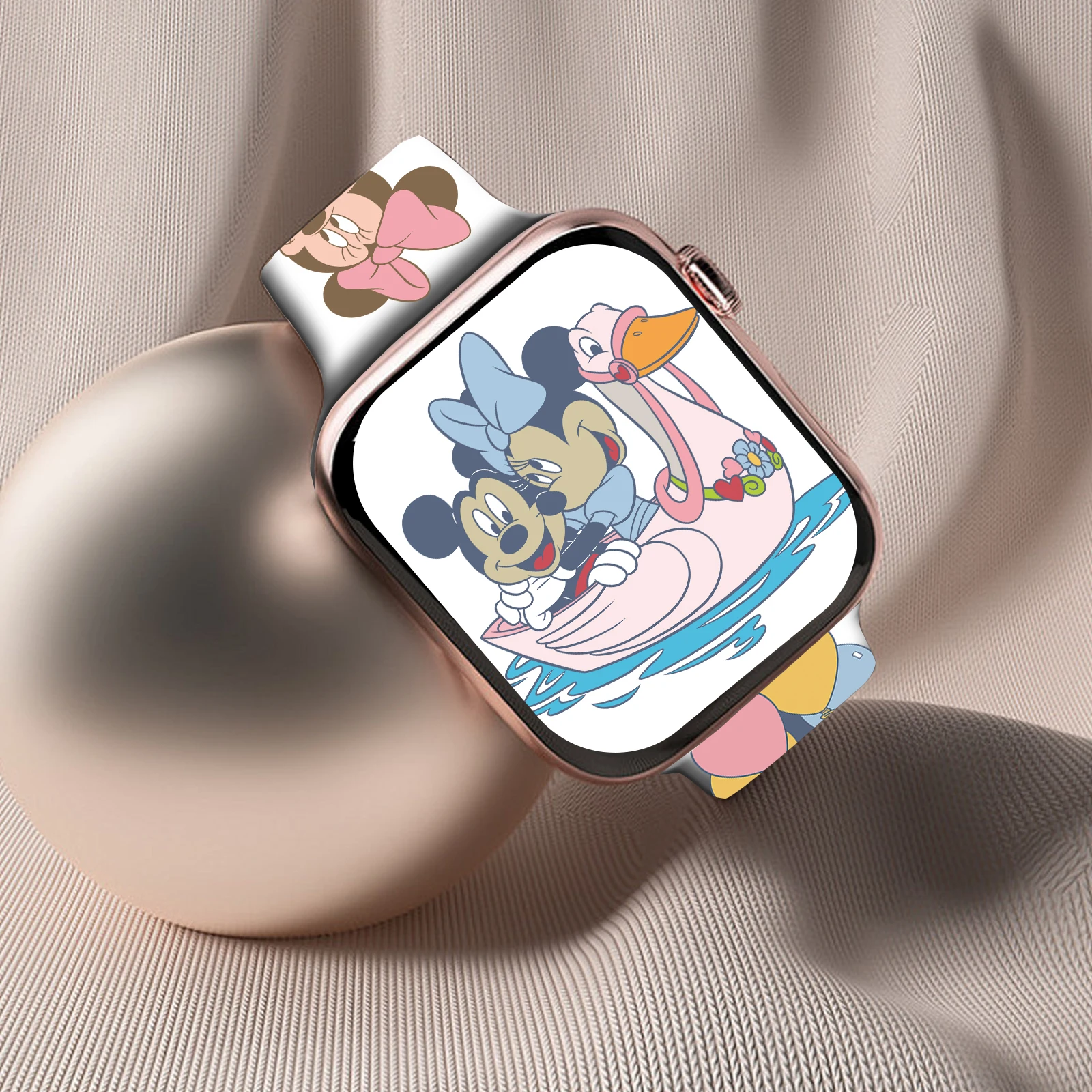 Disney Print Strap for iWatch 11 10 9 8 Silicone Band Replaceable Bracelet for Apple Watch 46mm 44mm 42mm 41mm Watchband
Disney Print Strap for iWatch 11 10 9 8 Silicone Band Replaceable Bracelet for Apple Watch 46mm 44mm 42mm 41mm Watchband