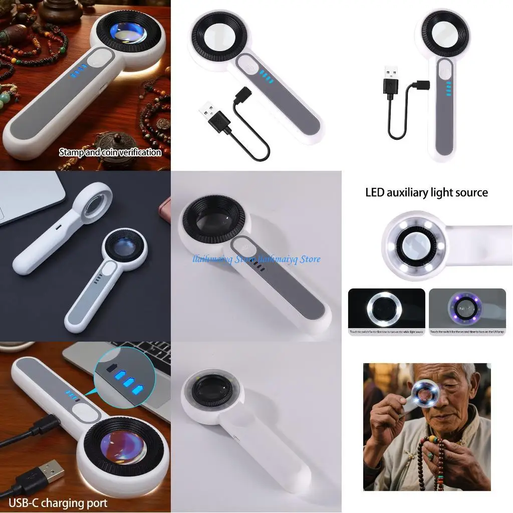 Ручная лупа с большим увеличением 573B идеально подходит для профессионального осмотра ювелирных изделий
Ручная лупа с большим увеличением 573B идеально подходит для профессионального осмотра ювелирных изделий