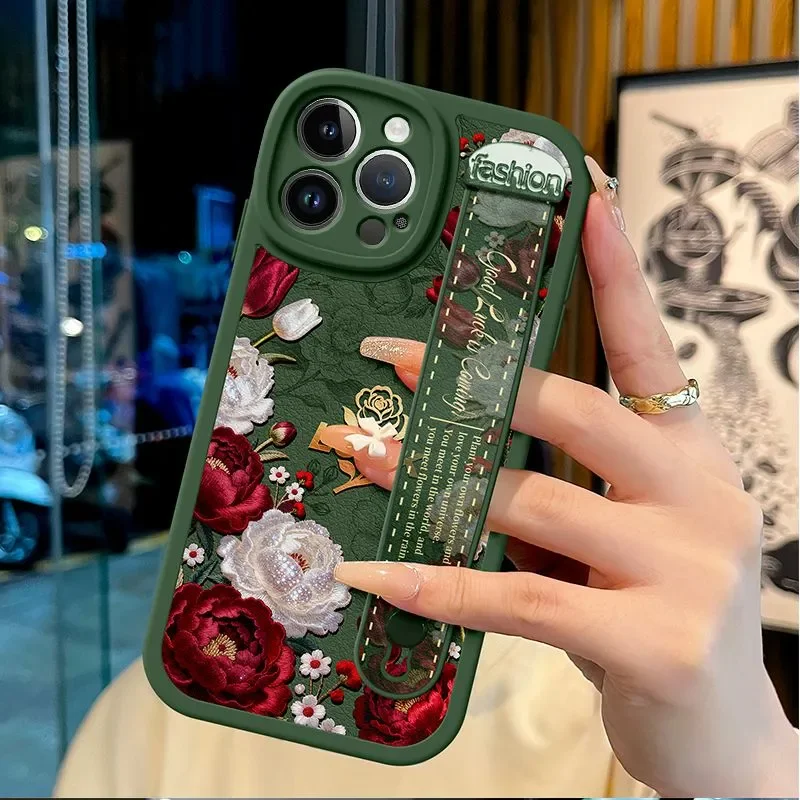Peony Flower Case for iPhone 16 17Pro Max 15 14 13 12 11 Pro Max Cases with Wrist Strap Lucky Elegent Women Soft Phone Cover
Peony Flower Case for iPhone 16 17Pro Max 15 14 13 12 11 Pro Max Cases with Wrist Strap Lucky Elegent Women Soft Phone Cover
