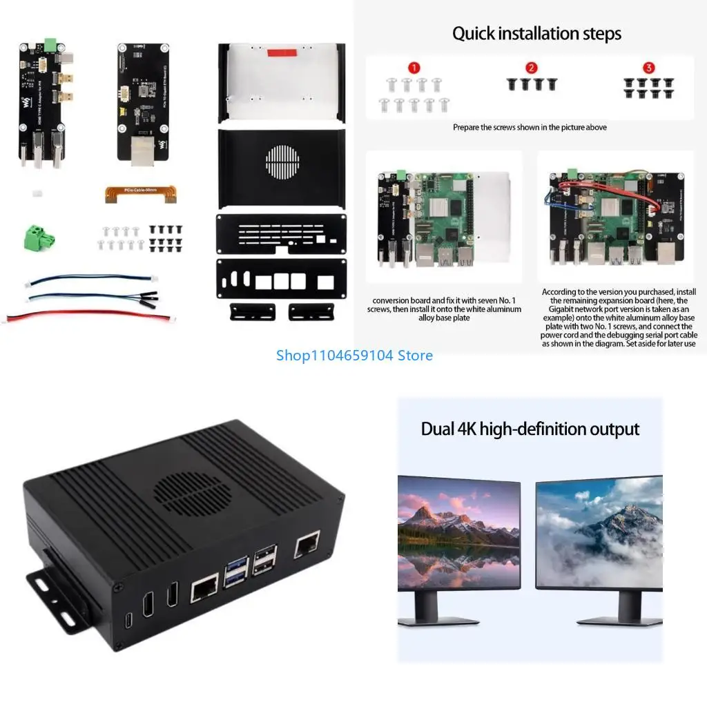 Gigabit Ethernet Case Case Integrated PCIe Gigabit Ethernet Adapter Double 4K Видеопорт.
Gigabit Ethernet Case Case Integrated PCIe Gigabit Ethernet Adapter Double 4K Видеопорт.