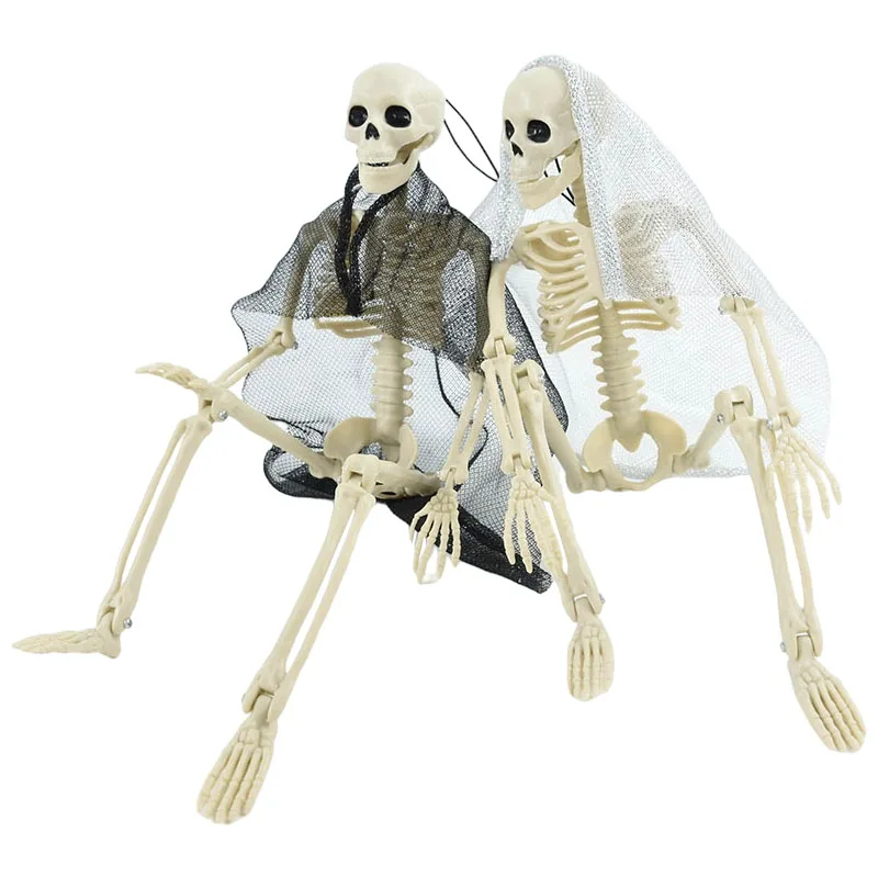 Halloween Skeleton Poseable Humans Skull Body Hanging Ornaments Home Bar Haunted House Props Halloween Party Scary Decoration
Halloween Skeleton Poseable Humans Skull Body Hanging Ornaments Home Bar Haunted House Props Halloween Party Scary Decoration