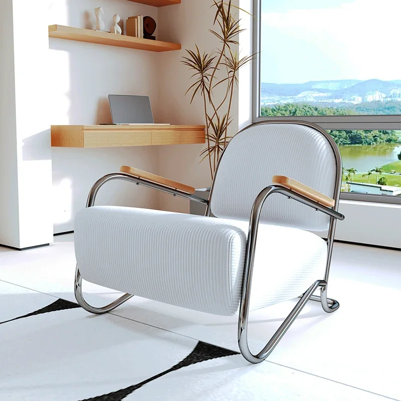 sofa living room balcony leisure chair creative Internet celebrity cream style designer stainless steel single chair lazy sofa
sofa living room balcony leisure chair creative Internet celebrity cream style designer stainless steel single chair lazy sofa