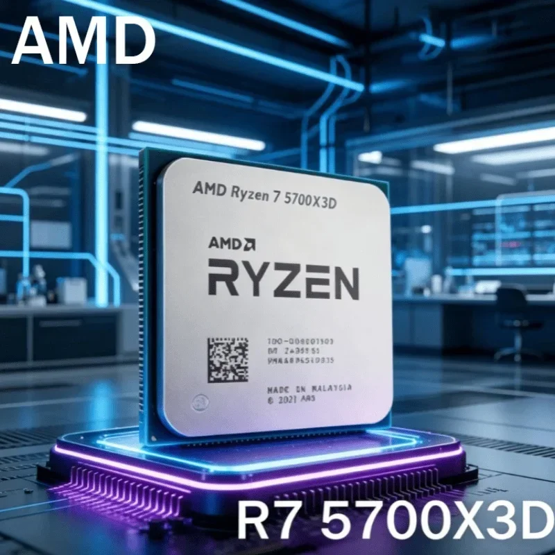 AMD Ryzen 7 5700X3D R7 5700X3D 5000 Series Desktop Gaming CPU Processor 8 Cores 16 Threads 3GHz Up to 4.1GHz 96MB AM4 DDR4 105W
AMD Ryzen 7 5700X3D R7 5700X3D 5000 Series Desktop Gaming CPU Processor 8 Cores 16 Threads 3GHz Up to 4.1GHz 96MB AM4 DDR4 105W