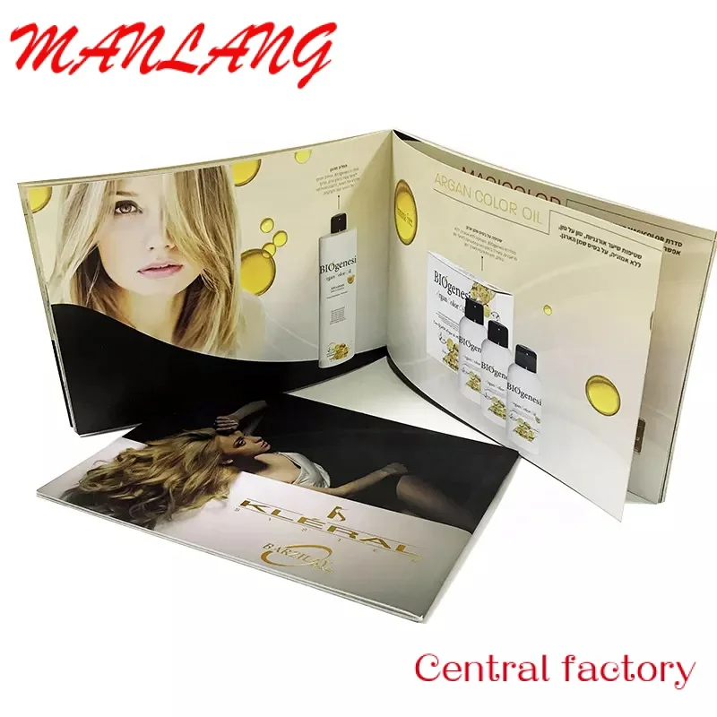 Custom 2022 the newest personal custom paper folding Brochure / Catalog / Magazine flyer Printing booklet printing with logo
Custom 2022 the newest personal custom paper folding Brochure / Catalog / Magazine flyer Printing booklet printing with logo