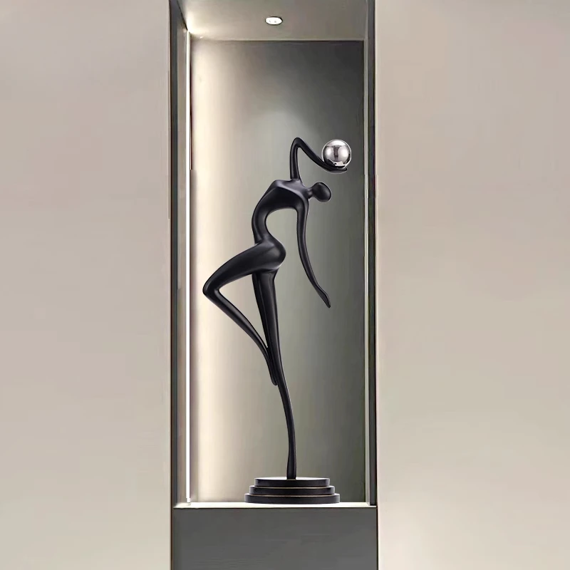 Decorative cabinet ornament porch ornament vertical height long artistic figure sculpture
Decorative cabinet ornament porch ornament vertical height long artistic figure sculpture