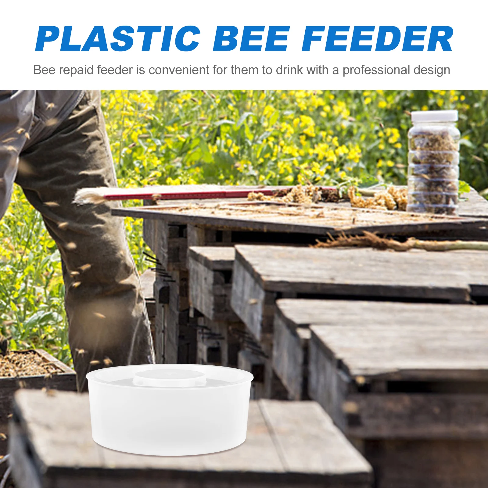 2 Pcs Bee Feeder Durable Water Dispenser inside Hive Rapid Tool Beekeeping Equipment Bees Hive Supplies Plastic Feeders
2 Pcs Bee Feeder Durable Water Dispenser inside Hive Rapid Tool Beekeeping Equipment Bees Hive Supplies Plastic Feeders