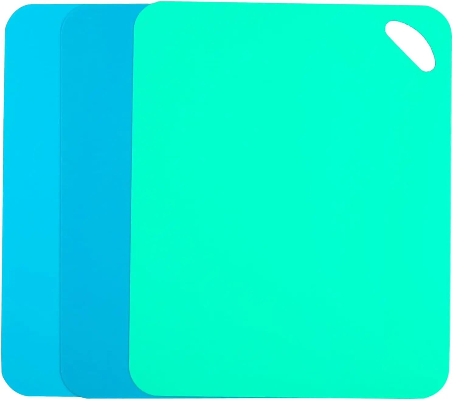 NEW DESIGN Plastic Flexible Cutting Mats for Kitchen, 3pcs Color Coded Chopping Board Set, Cutting Board Sheet for Kitchen Cooking, Dishwasher Safe (11.5x9")
NEW DESIGN Plastic Flexible Cutting Mats for Kitchen, 3pcs Color Coded Chopping Board Set, Cutting Board Sheet for Kitchen Cooking, Dishwasher Safe (11.5x9")