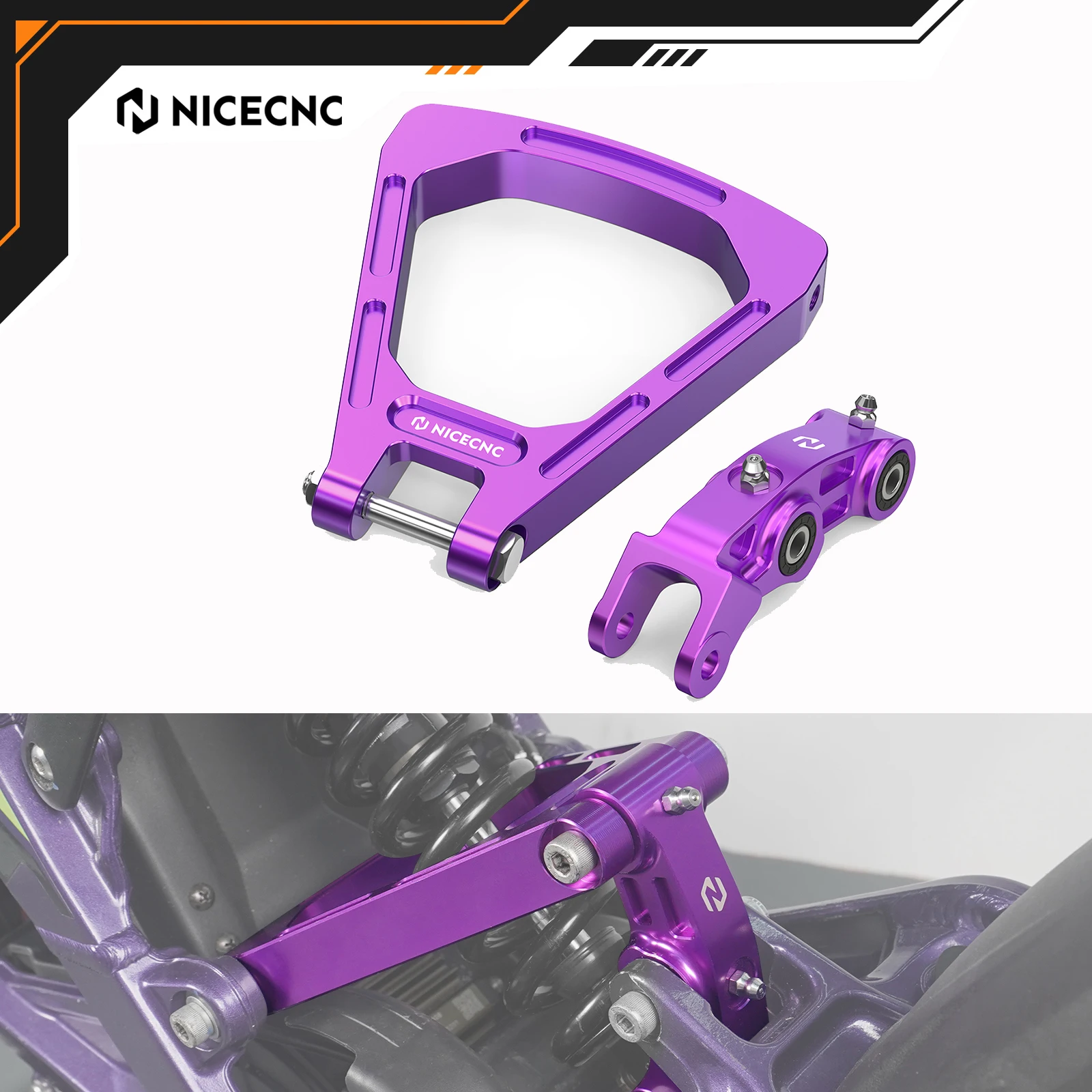 NICECNC For Surron light bee X S L1E For Segway X160 X260 Reinforced Shock-absorbing Triangle Bracket& Rear Suspension Linkage
NICECNC For Surron light bee X S L1E For Segway X160 X260 Reinforced Shock-absorbing Triangle Bracket& Rear Suspension Linkage