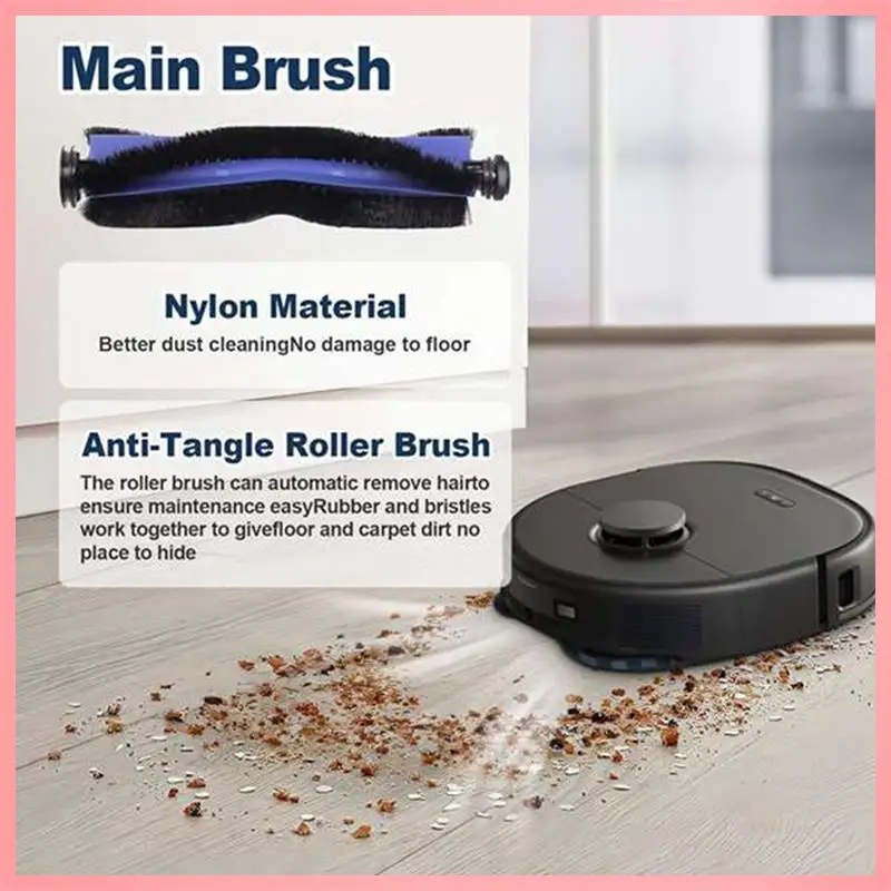 M02K-Replacement Accessories For Eufy X10 Pro Omni Vacuum Parts Main Brush Mop Cloth Side Brushes HEPA Filter Dust Bags
M02K-Replacement Accessories For Eufy X10 Pro Omni Vacuum Parts Main Brush Mop Cloth Side Brushes HEPA Filter Dust Bags